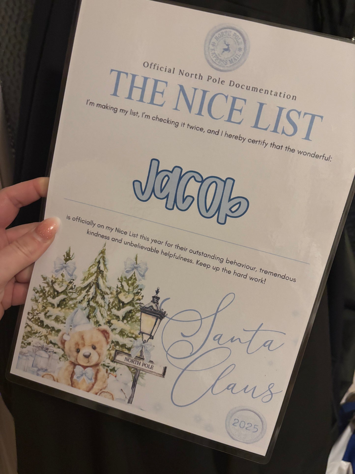 Personalised Christmas prints