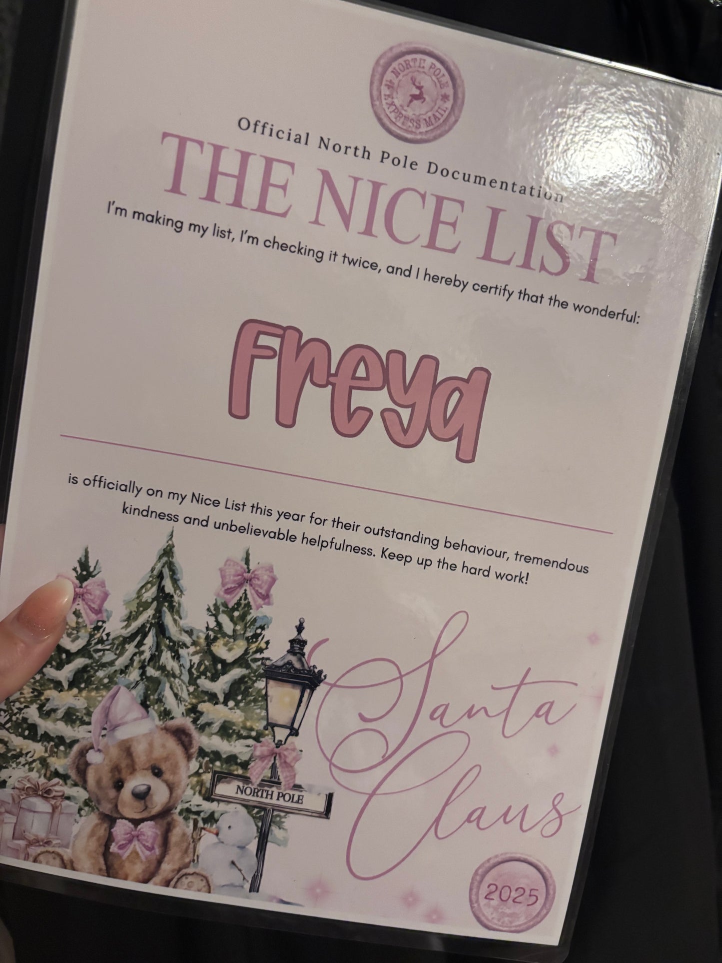 Personalised Christmas prints