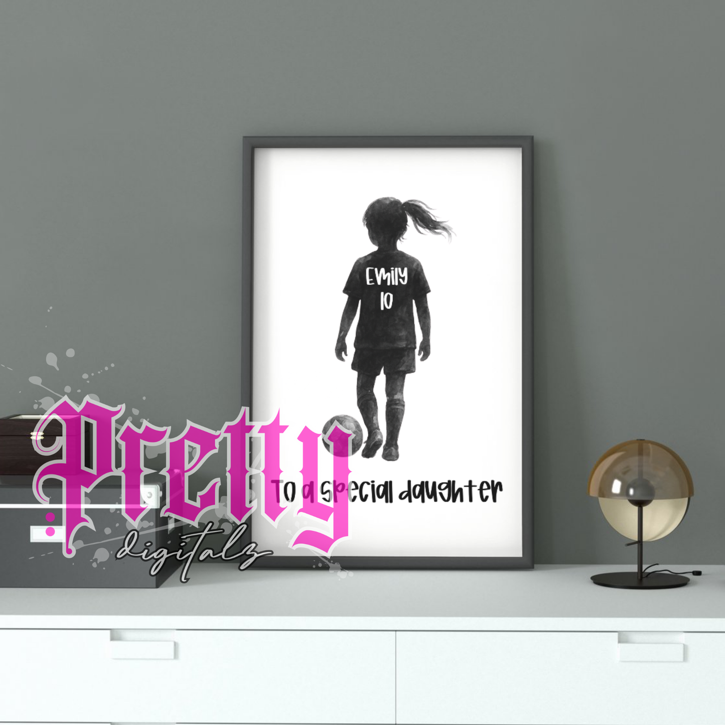 Football girls set of 5 PNGs