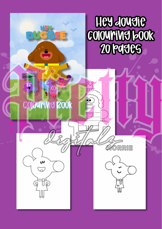 Hey d colouring book pdf digital download