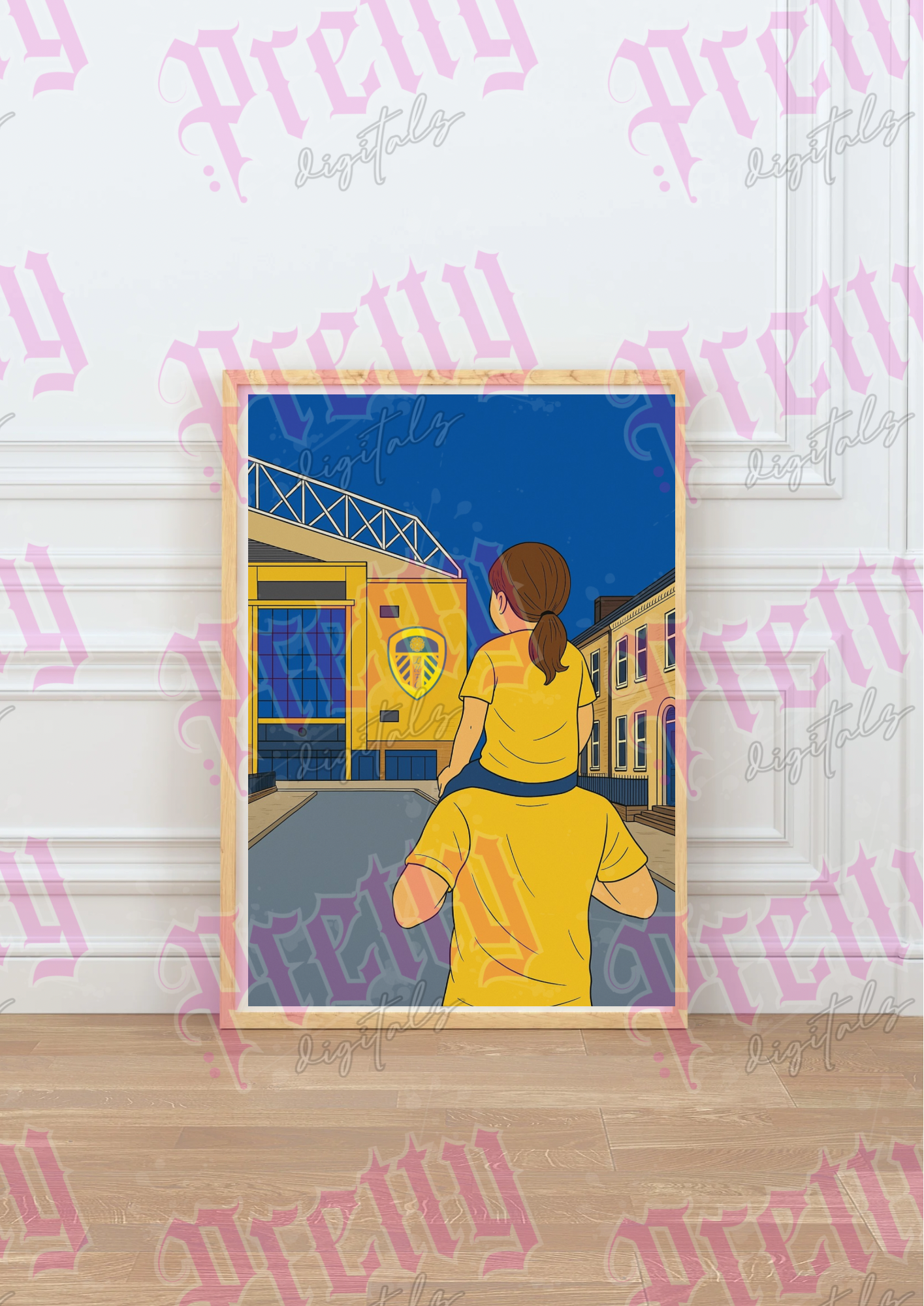 Leeds football boy & girl digital download