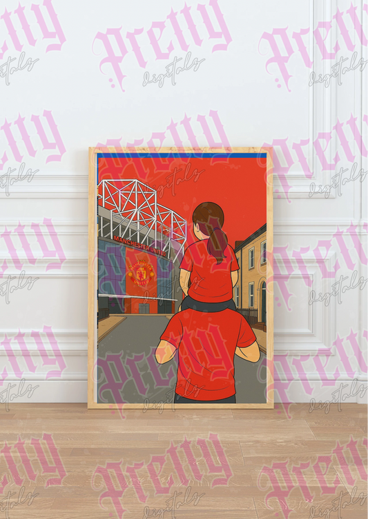 Manchester boy & girl print png