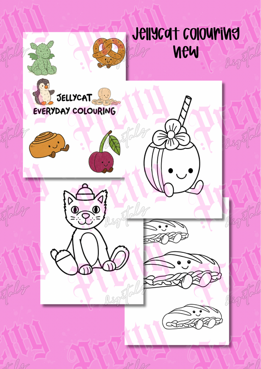 New jelly colouring book