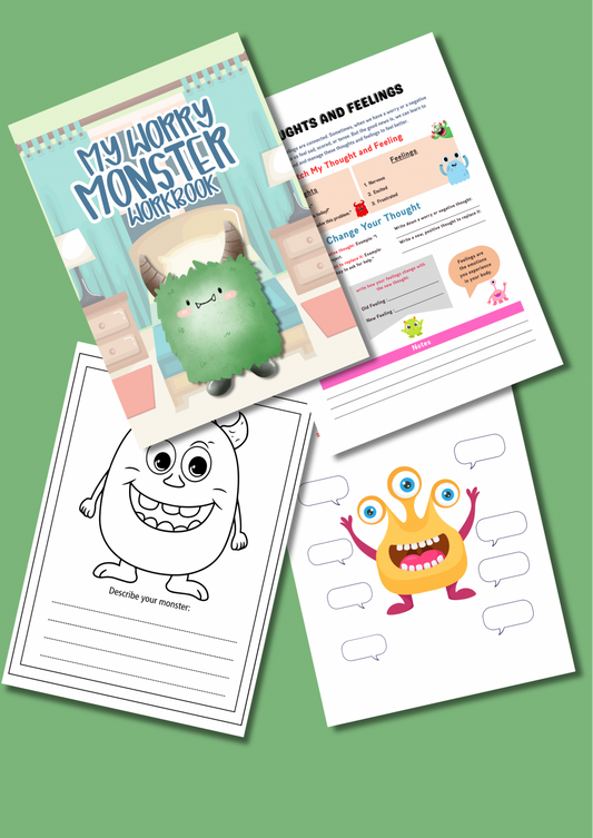 Worry monster workbook