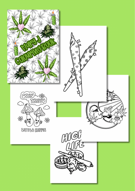 Mary j colouring book