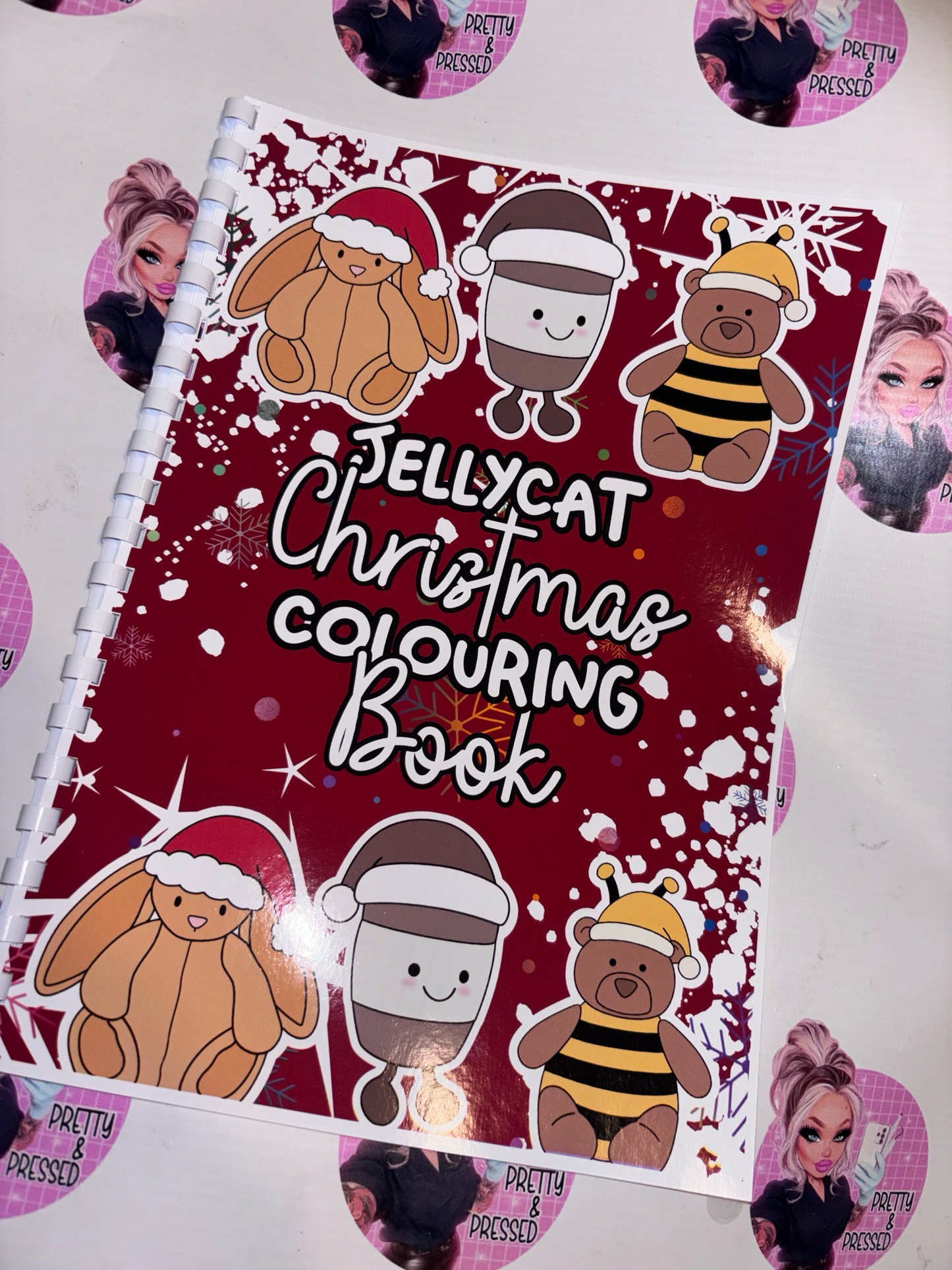 JellyC - colouring book Christmas edition