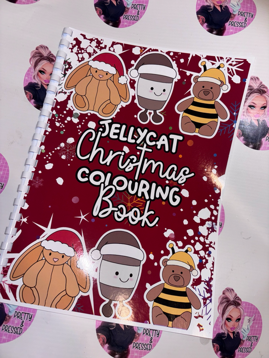 JellyC - colouring book Christmas edition