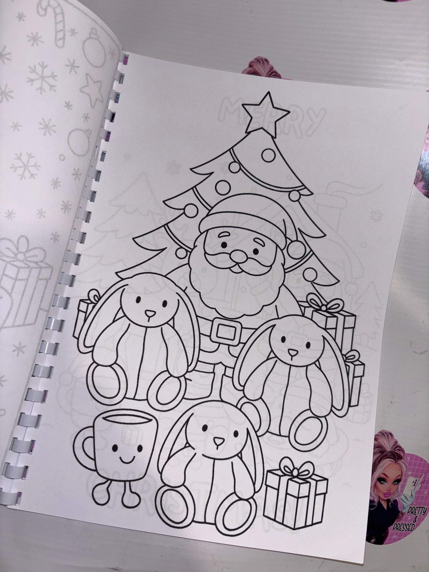 JellyC - colouring book Christmas edition
