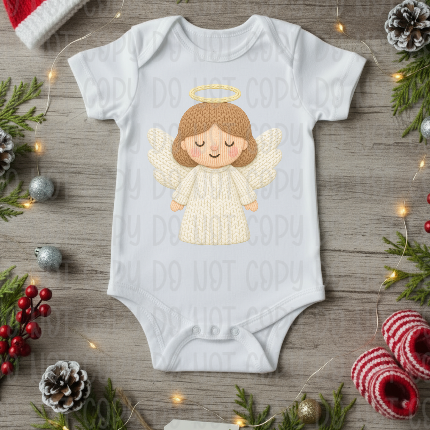 Faux knit designs pngs - set of 6