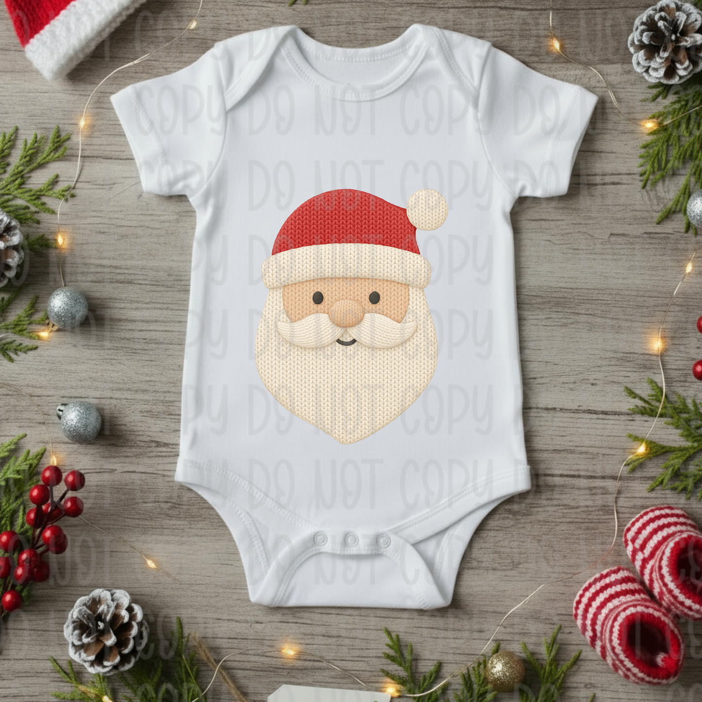 Faux knit designs pngs - set of 6