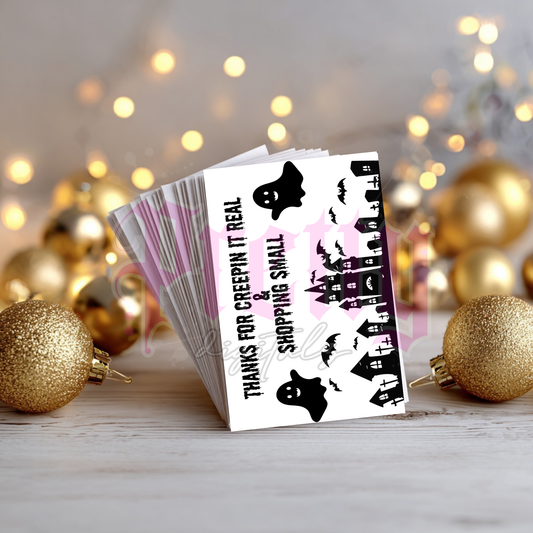 ✨ Editable Thermal Label Drive | Ready-to-Print Canva Designs for Small Businesses (Halloween, Christmas & More!)